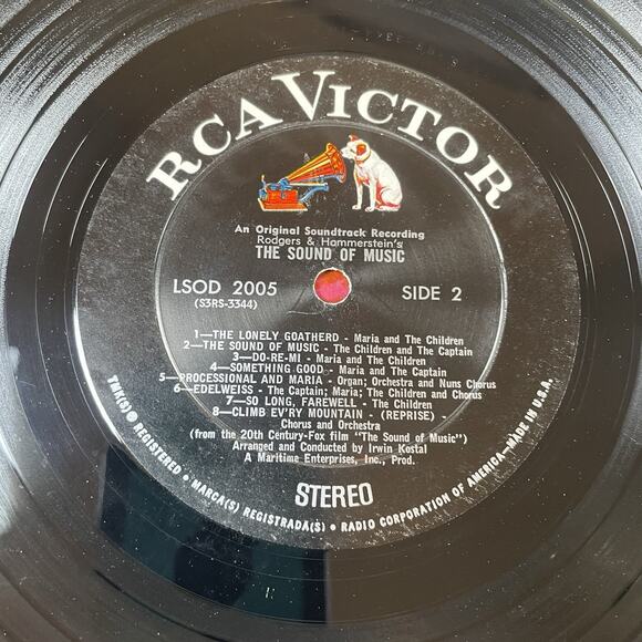 Sound of Music Original Soundtrack Vtg 1965 Vinyl Album LP LSOD-2005 Andrews - Picture 8 of 15